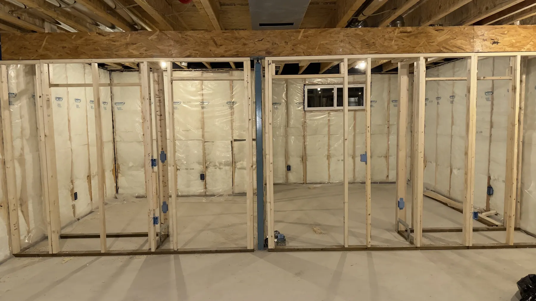 Framed walls