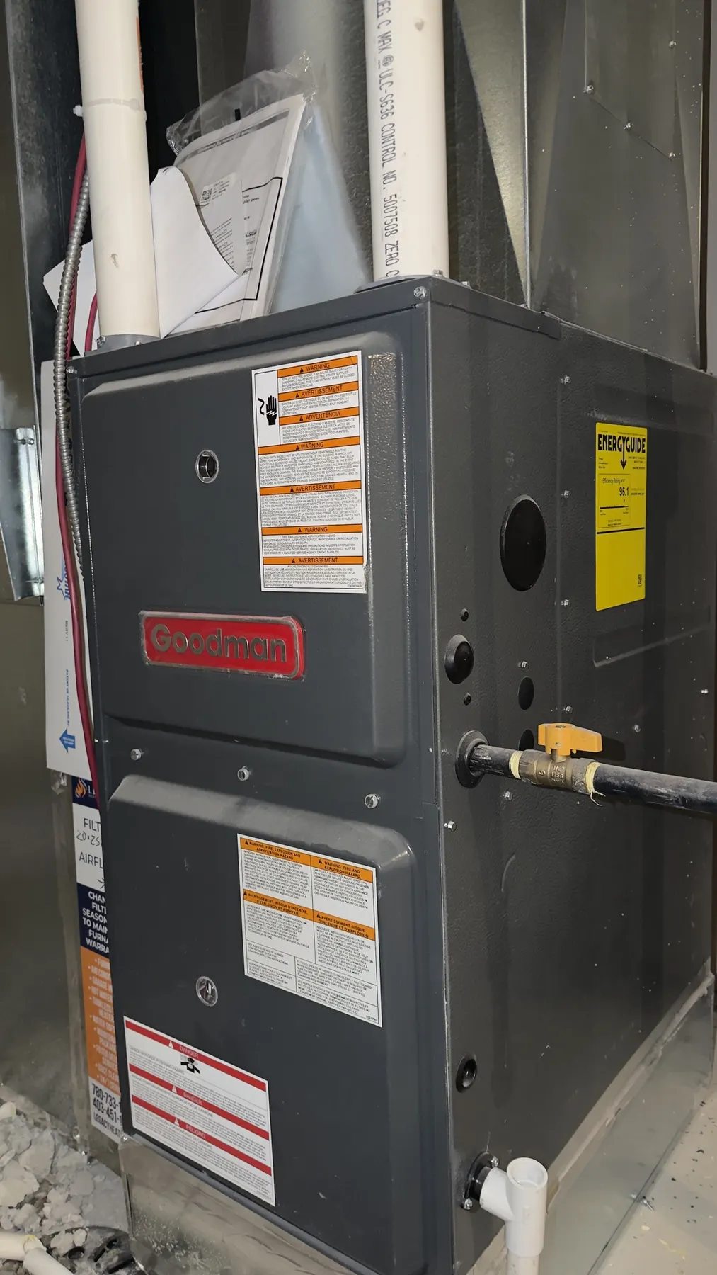 HVAC rough in