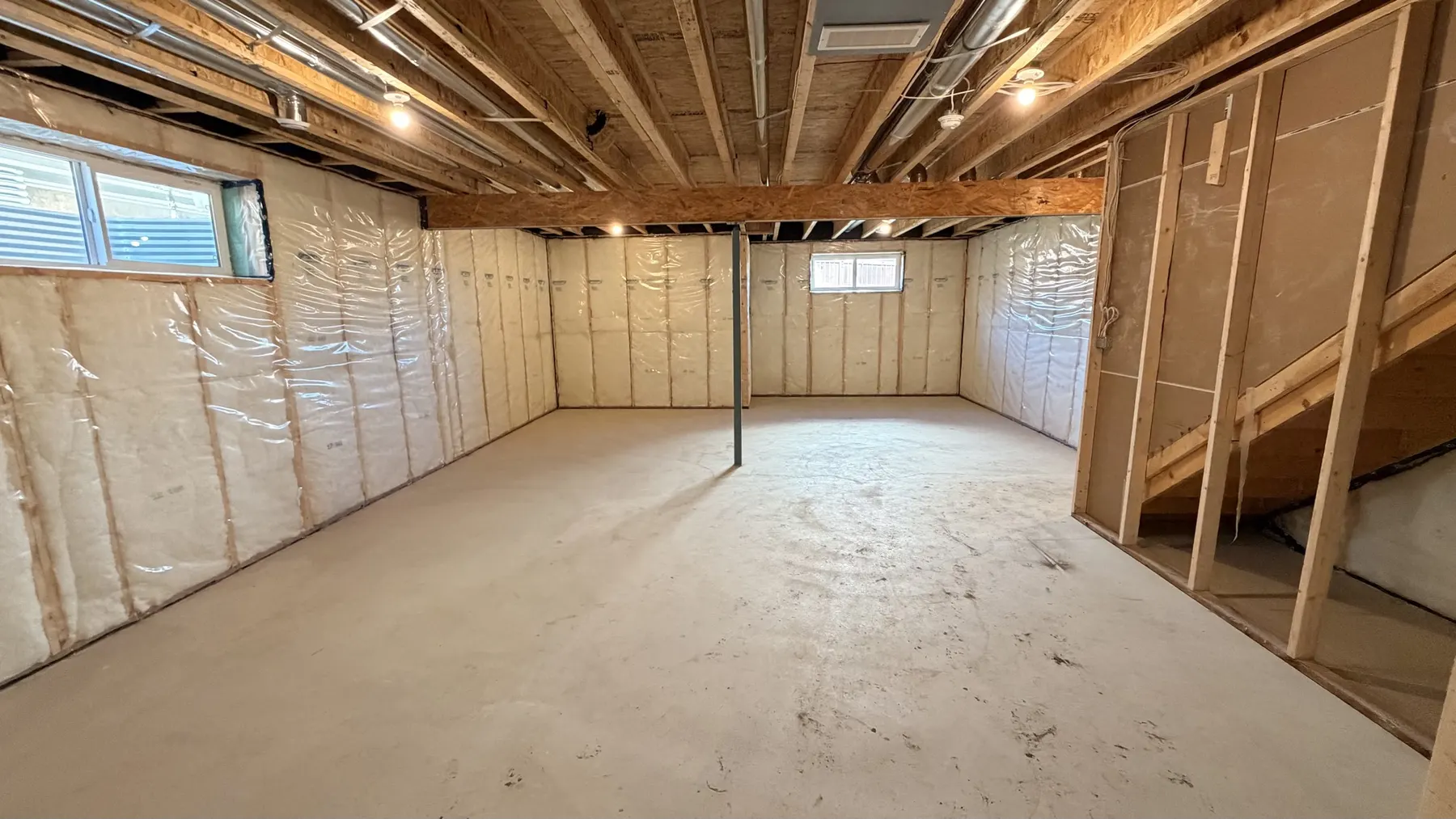 Unfinished basement
